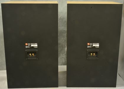 Jbl-L100 Classic monitors orange / blue